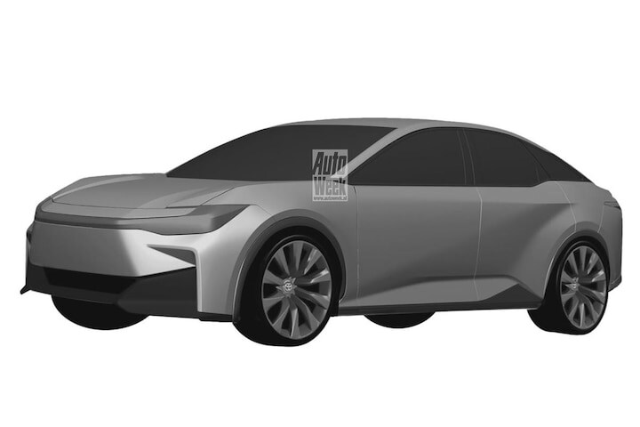 Toyota bZ Sedan (patent)
