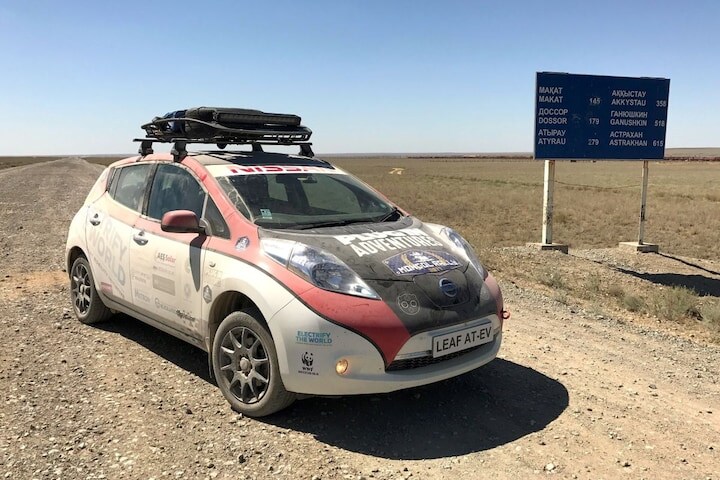 Nissan Leaf Mongol Rally