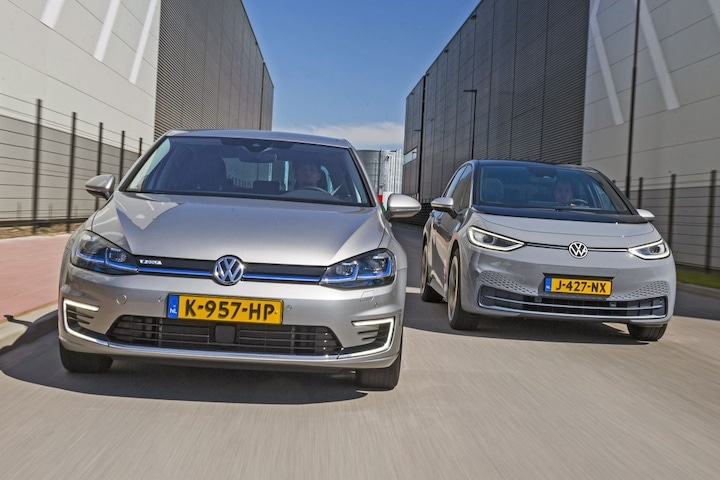 Volkswagen e-Golf vs. Volkswagen ID3