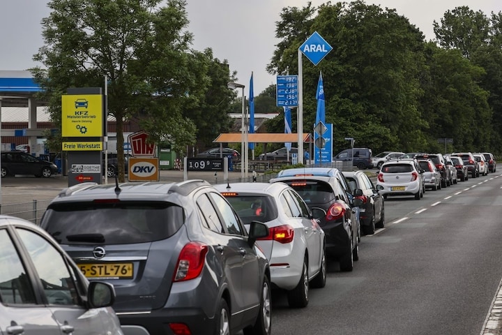 Benzine tanken Duitsland