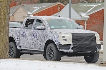 Nieuwe Ford Ranger Raptor betrapt