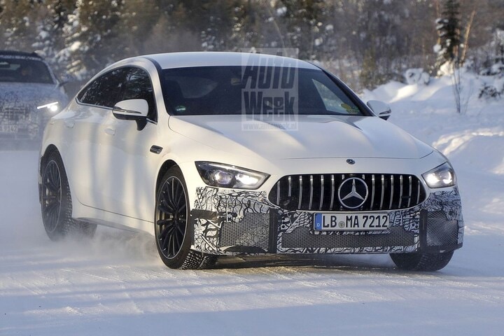 Mercedes-AMG GT '73' 4-Door Coupé op pad