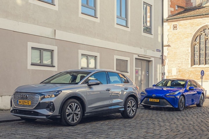 Elektrisch en waterstof dubbeltest multitest ev mirai q4