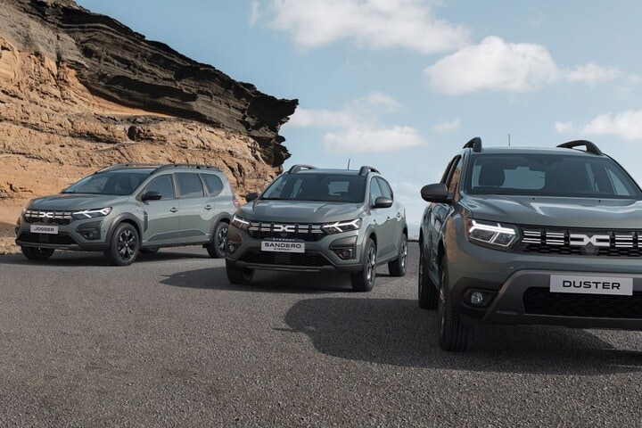 Dacia Sandero, Duster en Jogger