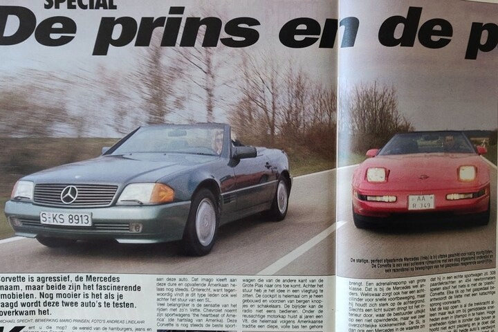 SL en Corvette Oude Doos