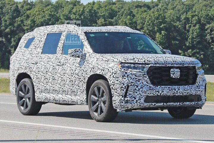 Spyshots Honda Pilot