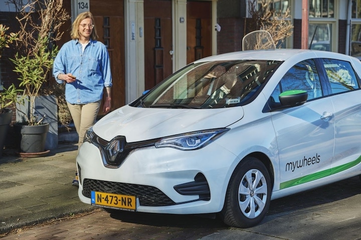Deelauto in de stad - MyWheels Renault Zoe