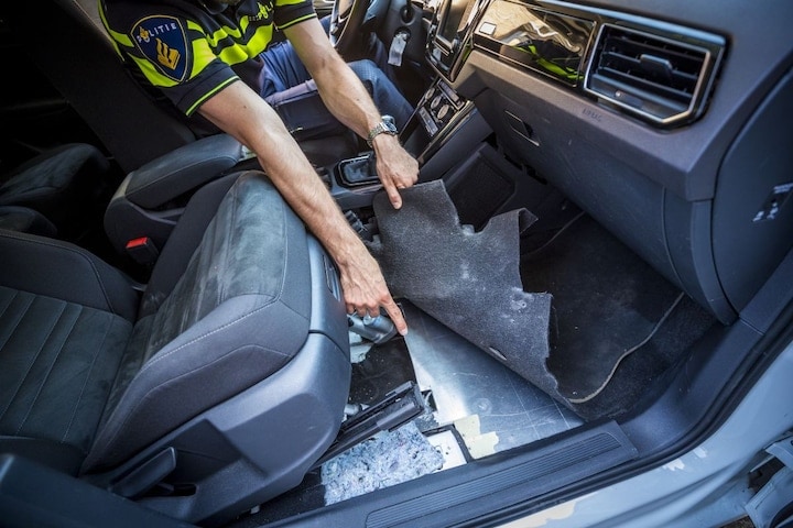 Geheime ruimte auto ANP