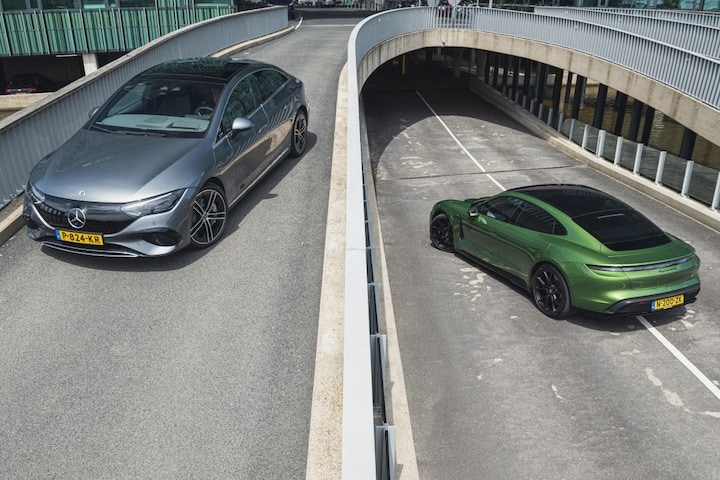 Mercedes-Benz EQE vs. Porsche Taycan
