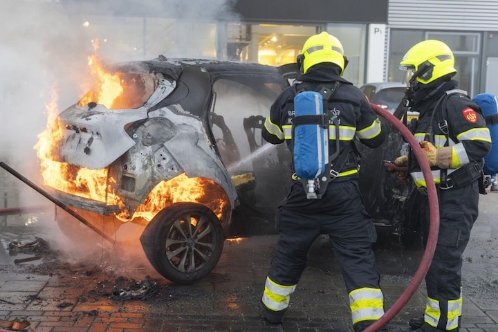 Brand elektrische auto (ANP)