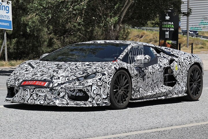 Spyshots Lamborghini Aventador-opvolger