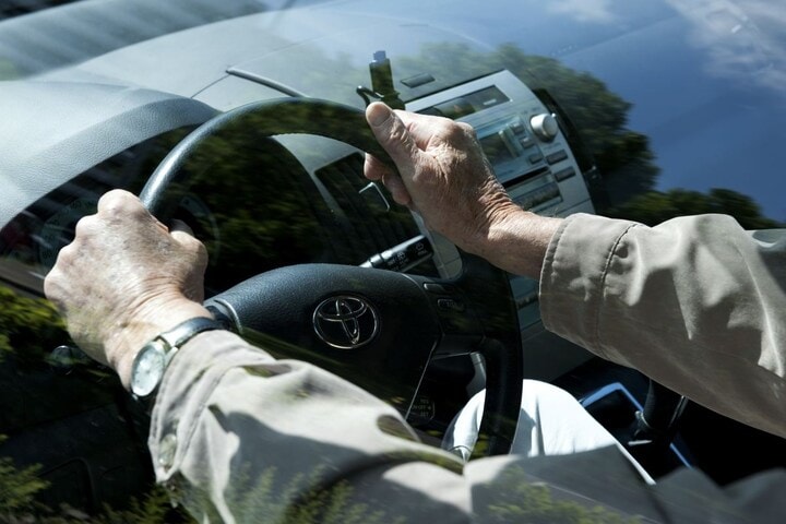 Automobilist achter het stuur (ANP)