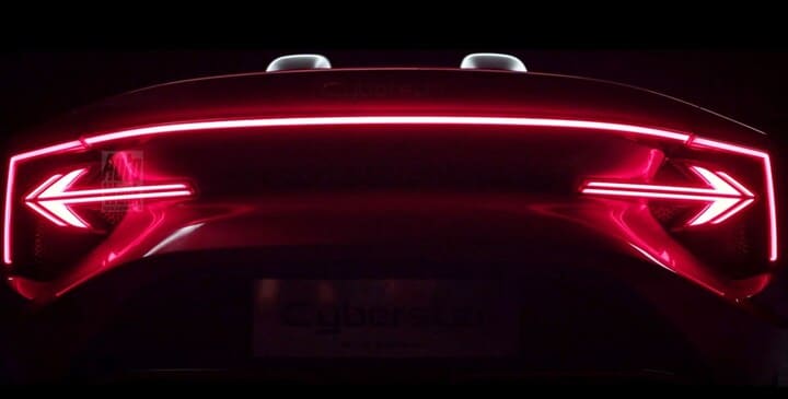 MG Cyberster teaser
