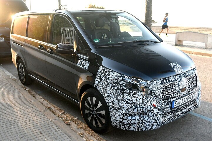 Spyshots Mercedes-Benz EQV