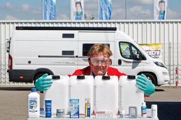 Camper waterontsmetters test