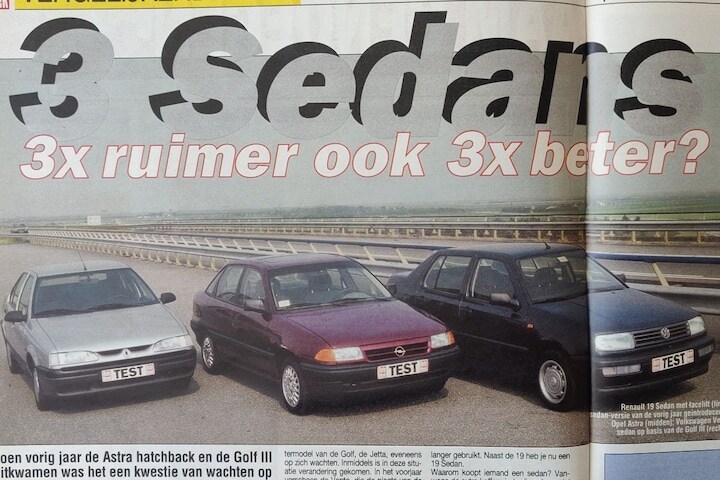 Opel Astra, Renault 19, Volkswagen Vento