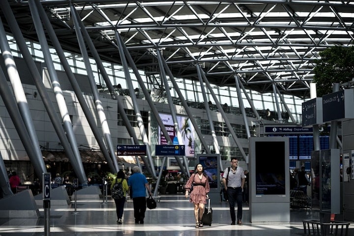 Luchthaven vliegveld Düsseldorf (ANP)