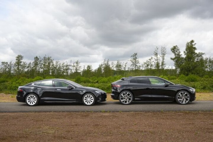 Tesla Model S vs Jaguar I-Pace - Occasion Test