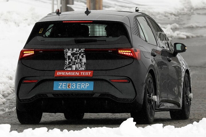 Spyshot Cupra Born facelift