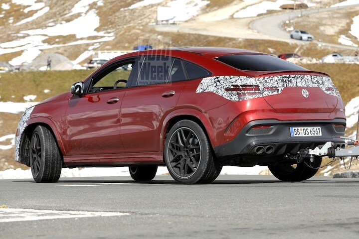 Mercedes-AMG GLE spyshots