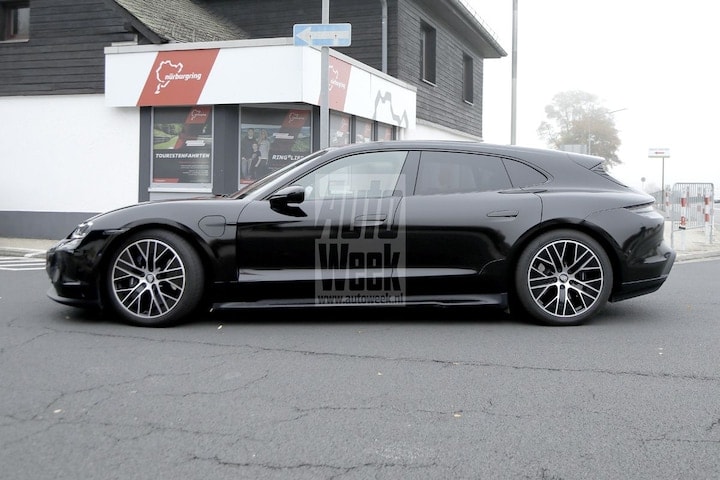 Porsche Taycan facelift spyshots