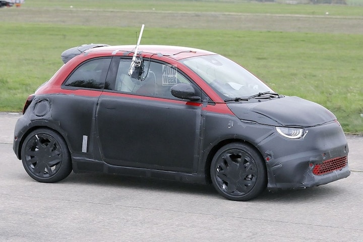 Spyshots Abarth 500e