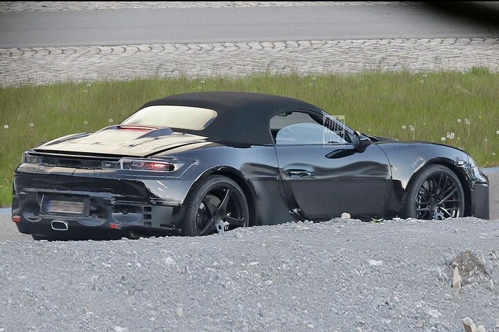 Spyshots elektrische Porsche 718 Boxster
