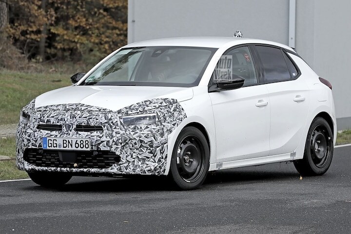 Spyshots Opel Corsa facelift