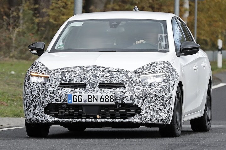 Spyshots Opel Corsa facelift