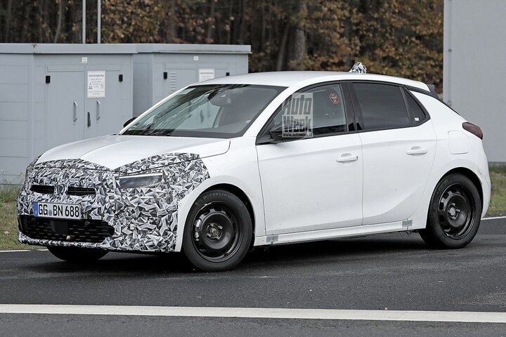 Spyshots Opel Corsa facelift