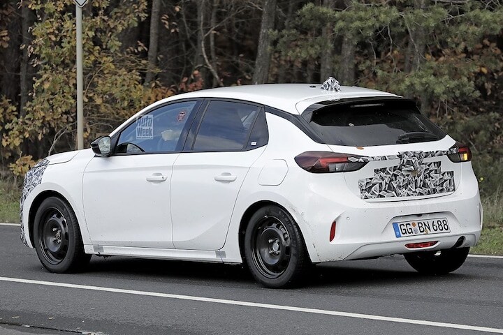 Spyshots Opel Corsa facelift