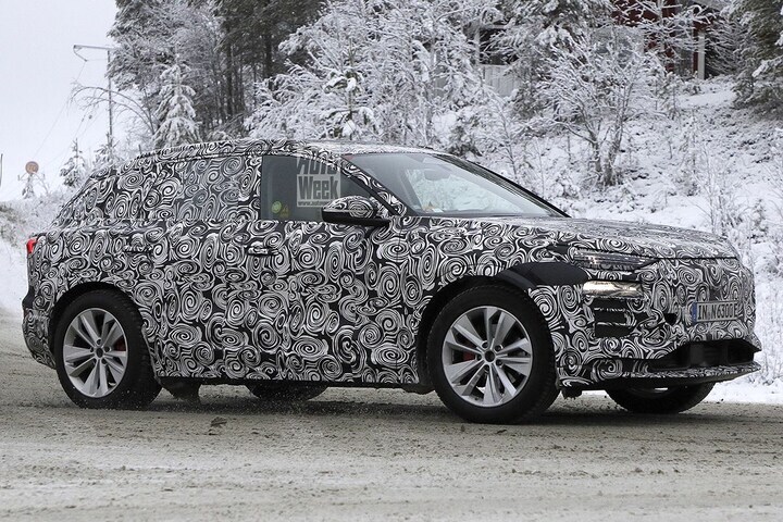 Spyshots Audi Q6 e-tron en Q6 Sportback e-tron