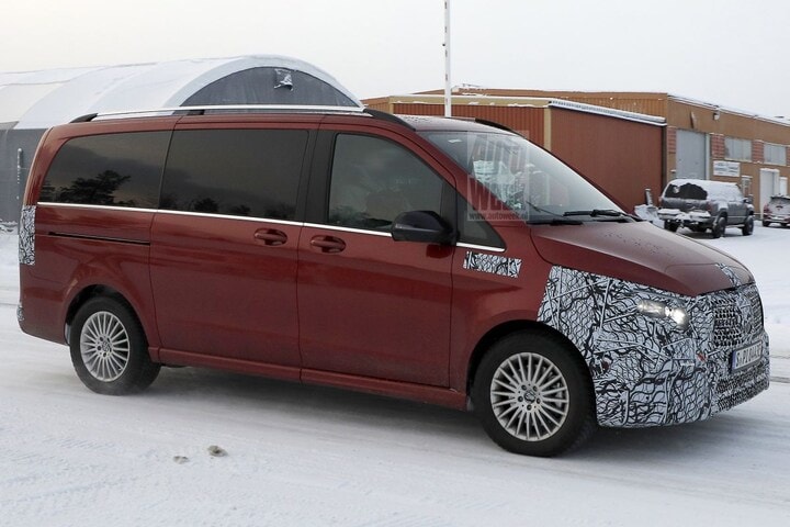 Mercedes-Benz EQV spyshots