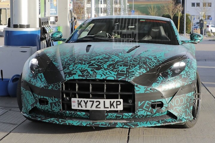 Aston Martin DB12 spyshots