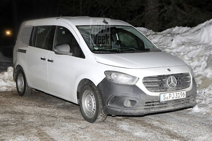 Mercedes-Benz Citan en T-klasse LWB spyshots