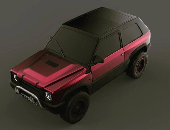 Fiat Panda Inglourious Basterds Cycles