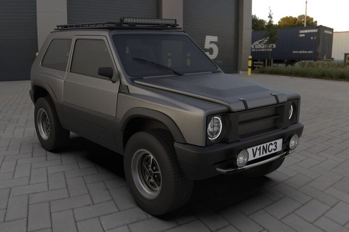 Fiat Panda Inglourious Basterds Cycles