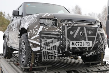Land Rover Defender SVX spyshots