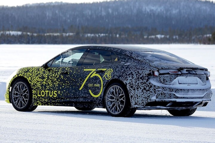 Spyshots Lotus sedan