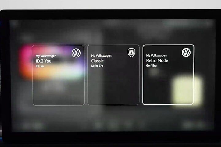 Volkswagen ID2all retro modes