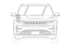 Patenttekening Jeep Cherokee S elektrisch Europa