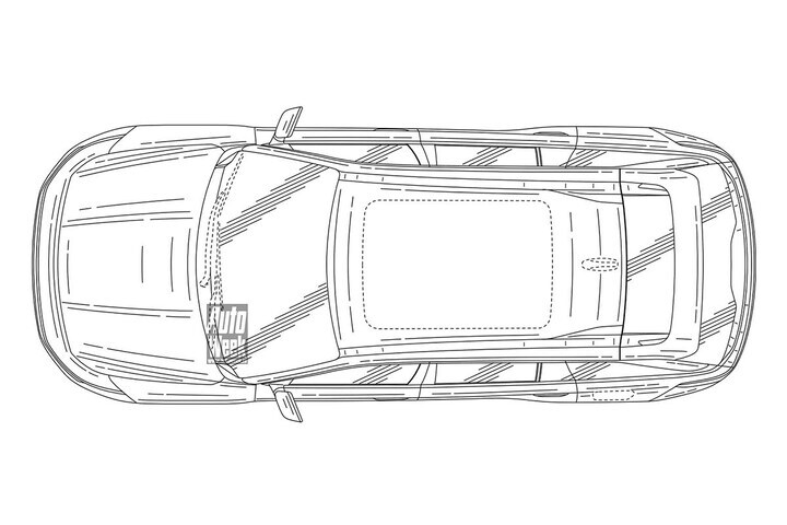 Patenttekening Jeep Cherokee S elektrisch Europa
