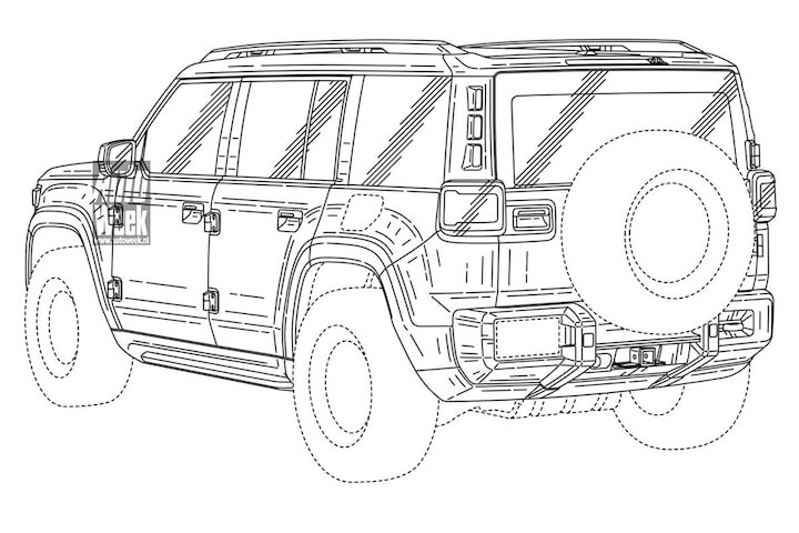 Jeep Recon patent Europa