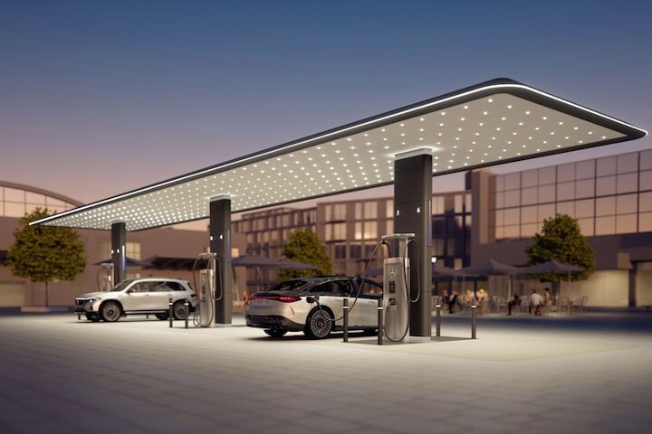 Mercedes-Benz snellaadnetwerk