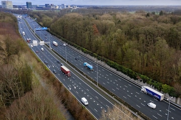 Snelweg weefvak knooppunt A27 Amelisweerd ANP