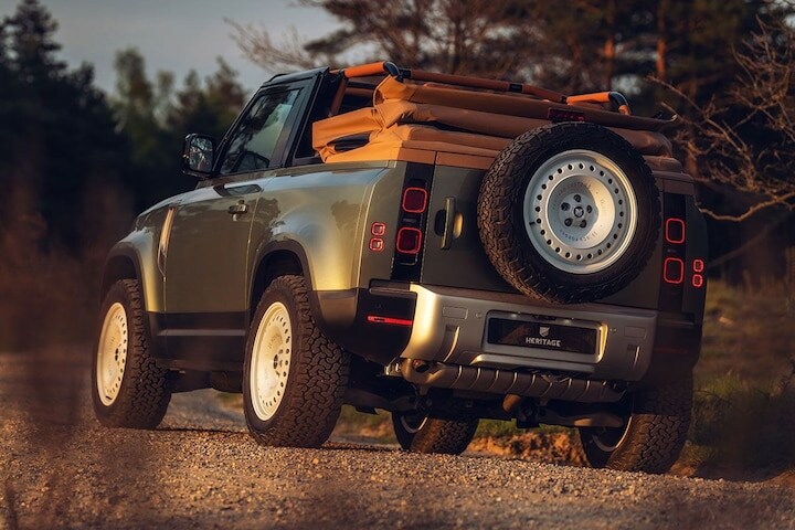Land Rover Defender Valiance Convertible Heritage Customs