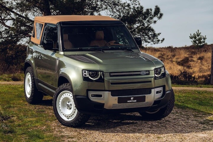 Land Rover Defender Valiance Convertible Heritage Customs