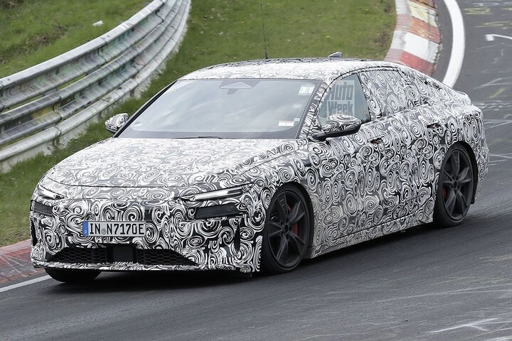 Spyshots Audi A6 e-tron