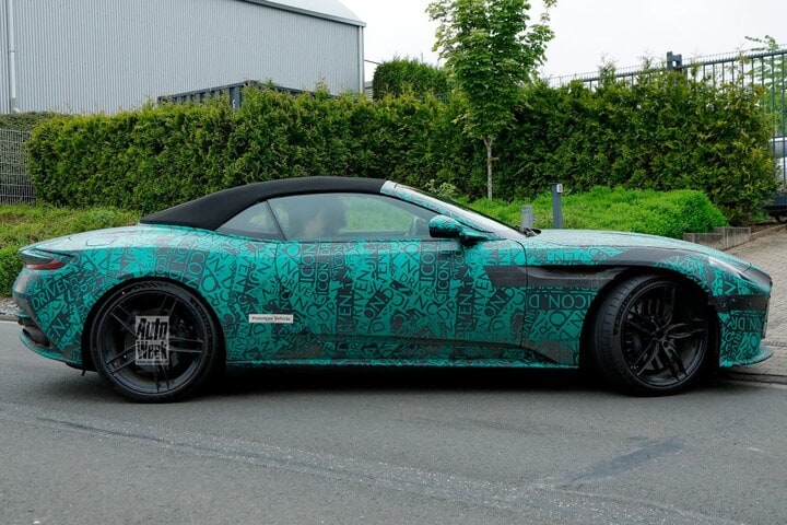 Aston Martin DB12 Volante spyshots