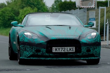 Aston Martin DB12 Volante spyshots